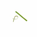 Attache cellophane vert 9 x 0,7 cm - par 2000