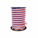 Bolduc brillant bleu blanc rouge 10 mm x 225 m - à l\'unité