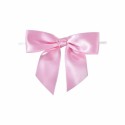 Noeud satin rose - par 100