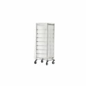Housse de protection pour chariot plastique transparente 87 x 25 + 25 x 180 cm - par 50
