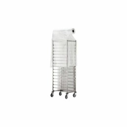 Housse de protection pour chariot plastique transparente en rouleau 78,5 x 34 + 34 x 185 cm - par 200