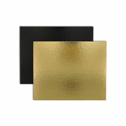 Rectangle carton or/noir 30 x 40 cm 1100 g/m² - par 25