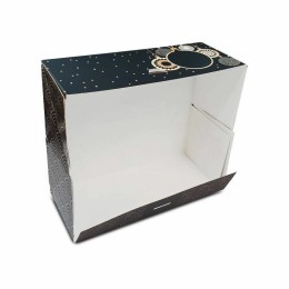 Boîte à bûche Noël féérique 20 x 11 x 10.5 cm - par 25