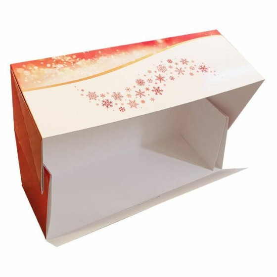 25 boîtes à Buche de Noël 35 x 11 x 10 cm / csj emballages com