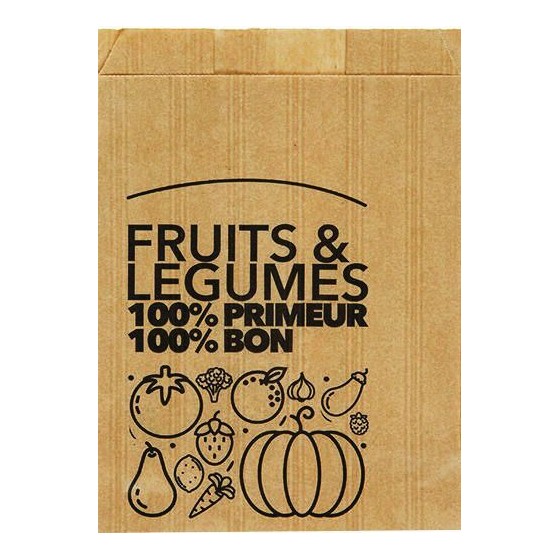 Sac papier kraft online fruits et legumes