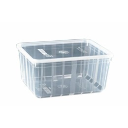 Boite Carty transparente avec couvercle 1350 ml - par 25