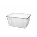 Boite Carty transparente avec couvercle 1800 ml - par 25