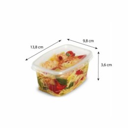 Barquette plastique transparente avec couvercle Pack Chaleur 300 ml - par 500