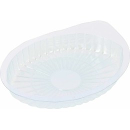 Barquette plastique transparente pour steak haché - par 250