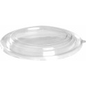 Couvercle plastique transparent pour bol salade kraft 1100 ml - par 50