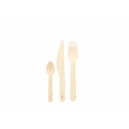 Kit couverts jetable bois 4 en 1 - par 250