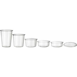 Pot plastique transparent Tusipack 450 ml - par 50