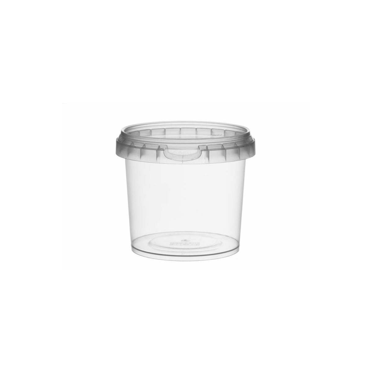 Pot plastique avec couvercle de sécurité 365 ml