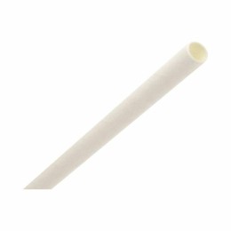 Paille carton droite blanche Ø 0,6 x 20 cm - par 500