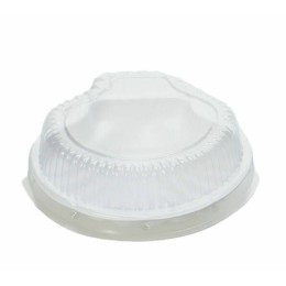 Couvercle plastique transparent pour coquille saint jacques plastique - par 100
