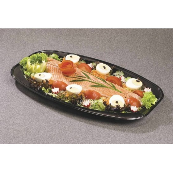 Plateau buffet traiteur noir 46 x 30,5 cm