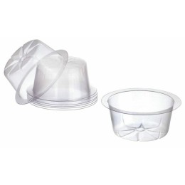 Moule aspic rond plastique  8 x 3,5 cm - par 100
