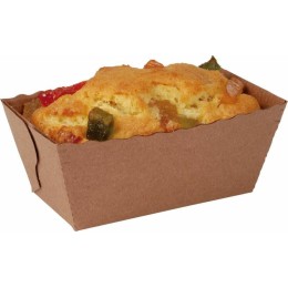 Moule de cuisson rectangulaire carton 16 x 5,5 x 5 cm - par 30