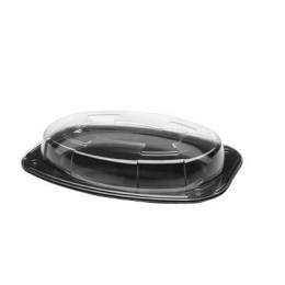 Plateau plastique avec couvercle 45 x 30 x 7,1 cm - par 50