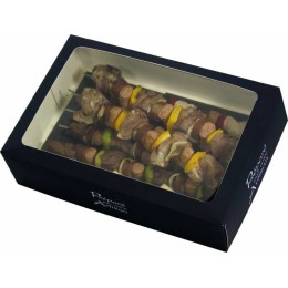 Lot de 10 boîtes de boulangerie en carton robuste marron avec couvercle de  fenêtre et porte-sauce, peuvent contenir des muffins et des pâtisseries,  des récipients à emporter (38,1 x 25,4 x 8,9