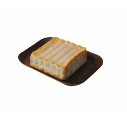 Plateau traiteur carton effet bois 17 x 12,7 x 1,4 cm - par 250