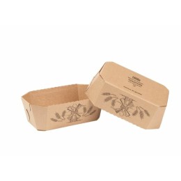 Moule de cuisson rectangulaire carton "Tradition" 17,5 x 11 x 6 cm - par 50