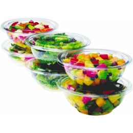 Saladier plastique transparent 1400 ml - par 100