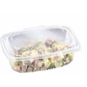 Barquette plastique transparente avec couvercle Ondipack 760 ml - par 300