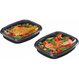 Barquette plastique noire Cookipack 1250 ml - par 320