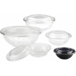 Couvercle plastique transprent pour saladier plastique transparent 4500 ml - par 50