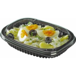 Barquette plastique noire Cookipack 400 ml - par 480
