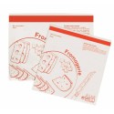 Pochette fraicheur fromagerie papier avec fermeture adhésive 25 cm x 25 cm - par 1000