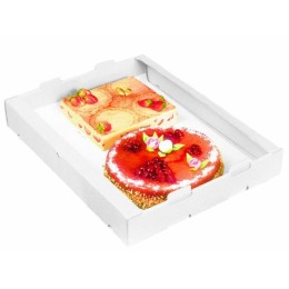 Plateau de transport carton blanc 62 x 43,5 x 9,5 cm - par 50