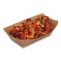 Barquette carton kraft brun 375 ml - par 250