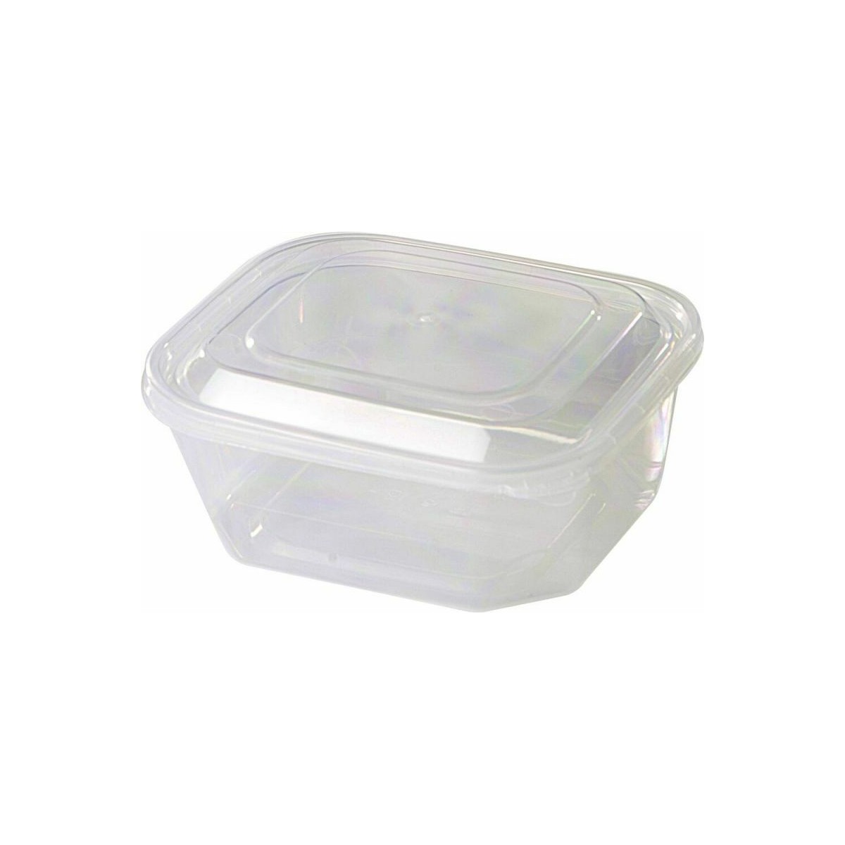 250 Barquettes Transparentes 1000cc Avec Couvercles - Micro-ondables Et Hermétiques Pour Conservation