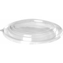 Couvercle plastique transparent pour bol salade rond kraft brun 500 et 780 ml - par 50
