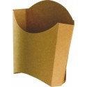 Petit cornet à frites kraft brun 9,3 x 3,6 x 9,8 cm - par 100