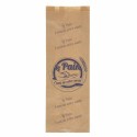 Sac à pain kraft brun bleu 17 x 3,5 +3,5 x 49 cm - par 250