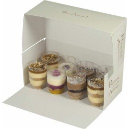 Boîte pâtissière carton "Votre Artisan" 19 x 9 x 8 cm - par 50