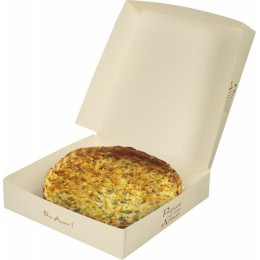 Boîte pâtissière carton "Votre Artisan" 23 x 23 x 5 cm - par 50