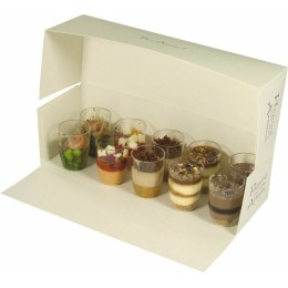 Boîte pâtissière carton "Votre Artisan" 27 x 9 x 8 cm - par 50