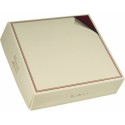 Boîte pâtissière carton "Votre Artisan" 28 x 28 x 8 cm - par 50