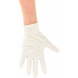 Gants latex blancs poudrés taille L (8/9) - par 100