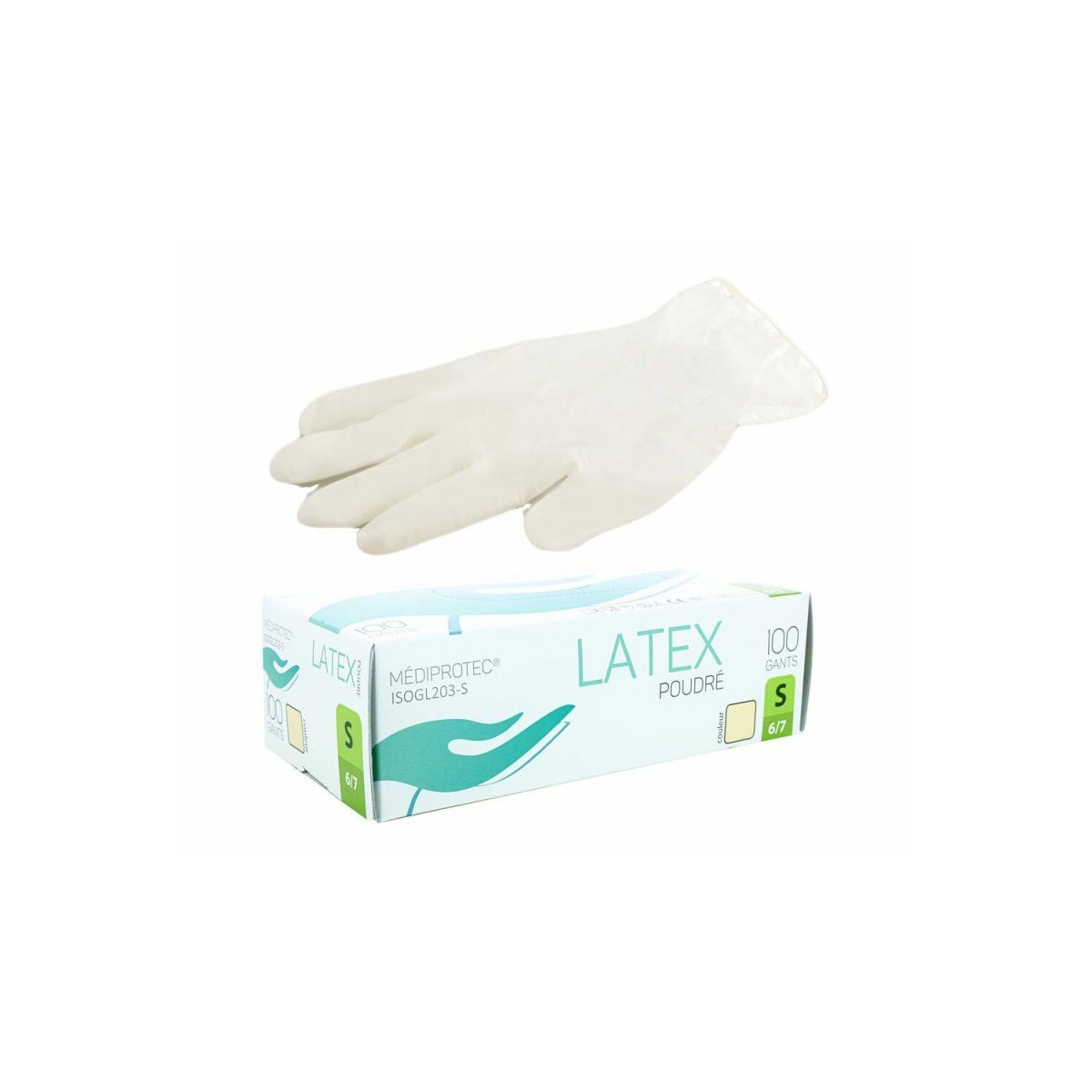 Achat gants latex poudrés taille XL