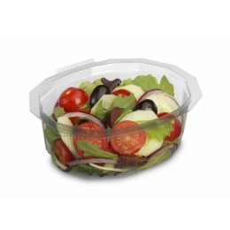 Barquette plastique transparente à couvercle Multipack 500 ml - par 420