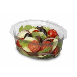 Barquette plastique transparente à couvercle Multipack 750 ml - par 300