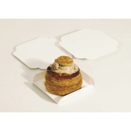 Carré rainé carton blanc 13 x 13 cm - par 250