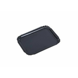 Plateau de traiteur carton noir simple face 19 x 28 cm - par 25