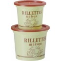 Pot plastique avec couvercle "Rillettes maison" 125 ml - par 250