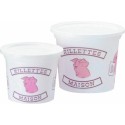 Pot plastique avec couvercle "Rillettes de porc maison" 125 ml - par 250